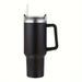 40oz Stainless Steel Tumbler With Straw Lid, Travel Mug For Sports, Fitness, Outdoors,Coffee Cup For Car, Large Capacity Water Bottle,Camping, Driving_maomaolike.com