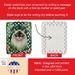 Balinese Cat By The Christmas Tree Porcelain Ornament Christmas Tree Hanging Decorations For Home Christmas Holiday, Rectangle, Gift, Multicolor_maomaolike.com