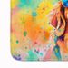 Golden Retriever Hippie Dawg Memory Foam Kitchen Mat Machine Washable Anti-Fatigue Mat Cushion Comfort Bath Mat Or Kitchen Rug_maomaolike.com