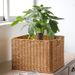 Pulan Nordic Cabinet Woven Box Simple Living Room Organizer Rattan Snack Basket Storage Bin_maomaolike.com