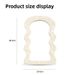 Oblong Table‑top Vanity Mirror, Instagram‑style Princess Mirror With A Water‑ripple Design, Minimalist Mirror For The Bedroom Dressing Table_maomaolike.com