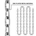 VEVOR Grade 30 Chain 1/4 Inch By 100Ft Length Grade 30 Proof Coil Chain Zinc Plated Grade 30 Chain For Towing Logging Agriculture And Guard Rails_maomaolike.com