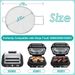 Stainless Steel Splatter Shield IG651 Air Fryer Accessories For Ninja Foodi Smart XL Pro 7-in-1 Indoor Grill_maomaolike.com