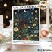 William Morris Night Wildflower Painting Poster, Vintage Arts & Crafts Style Celestial Floral Poster, Timeless Artistic Decor Ideal For Living Room_maomaolike.com