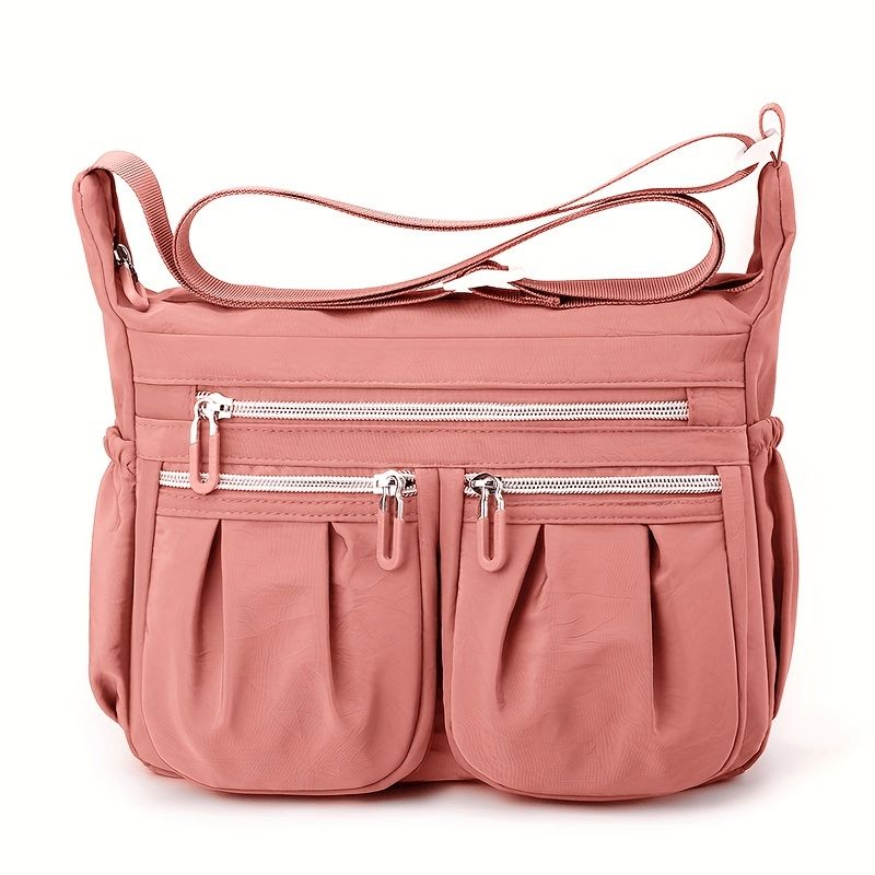 NICOLE & DORIS Women's Cross-body Bags Casual Shoulder Bag Multi Pocket Fashion Satchel Bag Nylon Side Bag_maomaolike.com