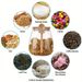 1pack 350/600/1000ml Airtight Glass Jar Container With Bamboo Lid Food Storage Pots For Coffee Beans Tea Dried Grains_maomaolike.com