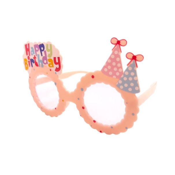 Happy Birthday Sunglasses Cream Cake Funny Glasses Birthday Party Supplies 9.5cm*14.5cm 12pcs_maomaolike.com