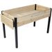 Raised Garden Bed, Metal Leg Wood Planter Boxes With Folding Storage Shelf,Elevated Planter Box For Growing Fresh Herbs, Vegetables, Flowers Great For Outdoor Patio, Deck, Balcony_maomaolike.com