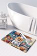 Pomeranian The Chef Memory Foam Kitchen Mat Machine Washable Anti-Fatigue Mat Cushion Comfort Bath Mat Or Kitchen Rug_maomaolike.com