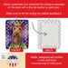 Irish Terrier King Of Mardi Gras Porcelain Ornament Christmas Tree Hanging Decorations For Home Christmas Holiday, Rectangle, Gift, Multicolor_maomaolike.com