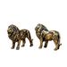 Brass Lion Figurine Tea Pet Statue Craft, Decorative Bronze Ornament For Household Desk And Office Interior Decoration
_maomaolike.com