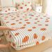 2025 New Rabbit Bed Sheet Single Piece Winter Milk Velvet Fleece Warm Protective Full Dustproof Mattress Cover_maomaolike.com