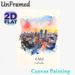 Cali Colombia Cityscape Painting Poster, Soft Watercolor Vibrant Sunset Urban Skyline Poster, Charming Urban Scenery Ideal For Home And Office Wall_maomaolike.com