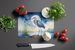 Blue Heron Under The Moonlight Glass Cutting Board Decorative Tempered Glass Kitchen Cutting And Serving Board Large Size Chopping Board_maomaolike.com
