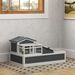3-Room Tortoise Habitat House W/ Balcony & 2 Stories, 44" X 25.5" X 23", Gray_maomaolike.com