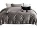 Luxurious Solid Color High-End Feel 140-Count Long-Staple Four-Piece Set Pure Cotton Sateen Hotel All-Cotton Plain Bedding_maomaolike.com