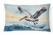 Birds, Birds, Birds Throw Pillow Throw Pillow For Indoor Couch Bed Outdoor Patio Washable, Pelican Soaring 7514,12Hx16W_maomaolike.com