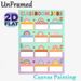 Classroom Jobs Painting Poster, Soft Boho Style Colorful Rainbow & Floral Poster, Practical Layout To Organize Classroom Duties, Ideal For Classroom_maomaolike.com