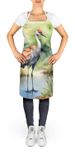 Sandhill Crane Apron Cooking Kitchen Server Baking Crafts Gardening For Adult Women Men, Unisex, Large, Multicolor_maomaolike.com