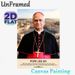 Pope Leo XIV Religious Portrait Painting Poster, Realistic Portrait Of Pope Leo XIV With Vatican Square View Poster, Inspirational Religious Quote_maomaolike.com