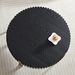 Modern Handcraft Drum Coffee Table 31.5 Inch Round Coffee Table For Living Room,Small Coffee Table With Sturdy Pedestal_maomaolike.com