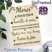 French Wedding Thank You Painting Poster, Warm Minimalist French Script With Heart & Leaf Accents Poster, Sincere Gratitude Message Ideal For Wedding_maomaolike.com
