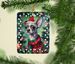 Chinese Crested Christmas Porcelain Ornament Christmas Tree Hanging Decorations For Home Christmas Holiday, Rectangle, Gift, Multicolor_maomaolike.com