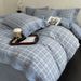 2026 New Class A Linen Four-Piece European Retro Button Cotton Quilt Cover Student Three-Piece Set_maomaolike.com