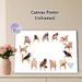 Dog Meeting Painting Poster, Cute Whimsical Dog Gathering Scene Poster, Delightful Pet-Themed Decor For Living Room, Pet-Friendly Spaces_maomaolike.com