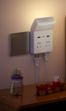 Voice-Controlled Smart Night Light For Bedroom Sleep, New Plug-in Bedside Table Lamp With Socket_maomaolike.com