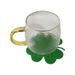 Silicone four leaf clover coaster Korean version creative household waterproof insulation coffee and tea coaster anti scalding table bowl mat_maomaolike.com