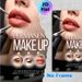 Permanent Makeup Painting Poster, Realistic Professional Cosmetic Procedure Scene Poster, Clear Display Of Lip, Brow & Eye Permanent Makeup Services_maomaolike.com