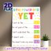 The Power Of Yet Motivational Painting Poster, Vibrant Colorful Typographic Poster, Inspiring Growth Mindset Decor Ideal For Office, Study Space_maomaolike.com
