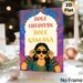 Indian Folk Lyric Themed Painting Poster, Vibrant Retro Style Poster With Stylish Indian Female & Traditional Mandala Patterns, Cultural Artwork Ideal_maomaolike.com