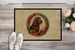Field Spaniel Christmas Flowers Doormat Front Door Mat Indoor Outdoor Rugs For Entryway, Non Slip Washable Low Pile, 24H X 36W_maomaolike.com