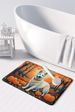 White German Shepherd Fall Memory Foam Kitchen Mat Machine Washable Anti-Fatigue Mat Cushion Comfort Bath Mat Or Kitchen Rug_maomaolike.com