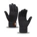 Men's Winter Wool Gloves With Thick Wool And Knitted Touch Screen Gloves Made Of Alpaca Wool_maomaolike.com