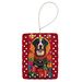 Greater Swiss Mountain Dog Holiday Christmas Porcelain Ornament Christmas Tree Hanging Decorations For Home Christmas Holiday, Rectangle, Gift, Multicolor_maomaolike.com