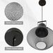 Industrial Pendant Light Fixtures With Adjustable Hanging Chain, Black_maomaolike.com