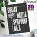 Gustav Mahler Symphony No.6 Painting Poster, Minimalist Dark-toned Vintage Music-themed Poster, Stylish Classical Music Decor Ideal For Living Room_maomaolike.com