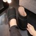 Extra-large Slippers For Winter With Footbed Non-slip Sole Comfortable Fuzzy Soft Men's Warm Fleece Cozy Slides_maomaolike.com