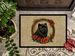 Chow Chow Christmas Flowers Doormat Front Door Mat Indoor Outdoor Rugs For Entryway, Non Slip Washable Low Pile, 24H X 36W_maomaolike.com