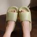 Unisex Bathroom Slippers Cloud Cushion Slides Summer Flat Sandals Thick Platform Shoes Man Indoor Non-Slip Couple Flip_maomaolike.com