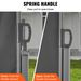 VEVOR Retractable Side Awning, 79''x 236'' Outdoor Privacy Screen, 180g Polyester Water-proof Retractable Patio Screen, UV 30+ Room Divider Wind Screen For Patio, Backyard, Balcony, Gray_maomaolike.com
