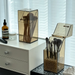 High-End Brush Holder Transparent Makeup Organizer Box Vanity Lipstick Lip Gloss Storage Rack Dustproof Ins High Aesthetic_maomaolike.com