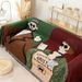 American Retro Couple Illustration Sofa Throw Blanket - All-Season, Dust-Proof, Full Coverage For Couch & Loveseat_maomaolike.com