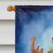 Black And Tan Dachshund Christmas Reindeer House Flag Large Porch Sleeve Pole Decorative Outside Yard Banner Artwork Wall Hanging, Polyester, House Size, Multicolor_maomaolike.com