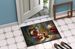 Dachshund And Santa Claus Doormat Front Door Mat Indoor Outdoor Rugs For Entryway, Non Slip Washable Low Pile, 24H X 36W_maomaolike.com