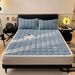 Waffle Winter Tatami Mat Bed Protector Dormitory Student Single Coral Milk Flannel Soft Mattress Pad Thin_maomaolike.com