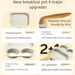 Breakfast 3-in-1 Multi-Grid For Eggs, Steak, And Hamburgers, Household Maifan Stone Non-Stick Frying Pan, Magic Flat Pan_maomaolike.com